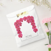 ピンク素朴のバラ結婚ズ フェイバーバッグ (封をした状態)