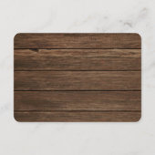 ピンク素朴のフローラベビー本を点灯 エンクロージャーカード (裏面)