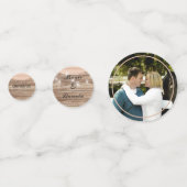 ピンク素朴の木と提灯 コンフェッティ (正面)