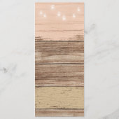 ピンク素朴の木と提灯 メニュー (裏面)