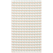 ピンク素朴の緑の秋のフローラバラ テーブルクロス (正面)