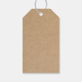 ピンク素朴の花サボテンありがとう ギフトタグ (裏面)