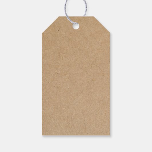 ピンク素朴の花サボテンありがとう ギフトタグ (裏面)