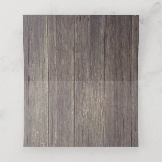 ピンク素朴の花結婚の木 プレイスカード (内部開封)