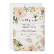 ピンク素朴のBOHOフラワーママへ蜂シャワー