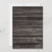 ピンク素朴クリームフローラ誕生日 サンキューカード (裏面)