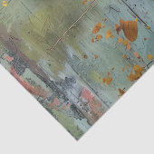 ピンク素朴グランジのデイジー抽象芸術フローラの分離 薄葉紙 (詳細)