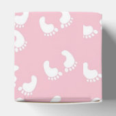 ピンク素朴フローラウッドサンキューケーキボックス フェイバーボックス (上部)