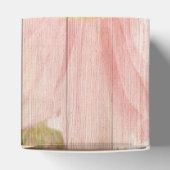 ピンク素朴フローラカップケーキボックス フェイバーボックス (上部)