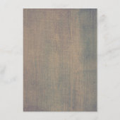 ピンク素朴フローラ結婚インフォメーションゲスト エンクロージャーカード (裏面)