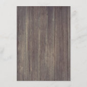 ピンク素朴フローラ結婚インフォメーションゲスト エンクロージャーカード (裏面)