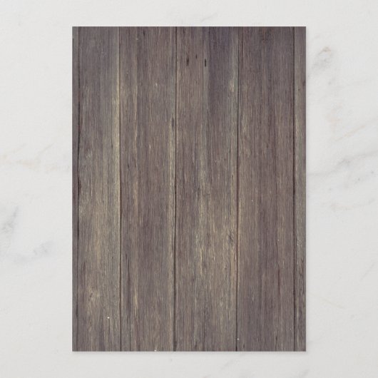 ピンク素朴フローラ結婚インフォメーションゲスト エンクロージャーカード (裏面)