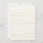 ピンク素朴ローズコテージ庭園の結婚式ベージュ サンキューカード (裏面)