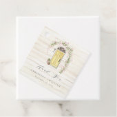 ピンク素朴ローズコテージ庭園の結婚式 フェイバータグ (インサイチュ)