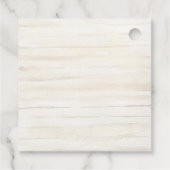 ピンク素朴ローズコテージ庭園の結婚式 フェイバータグ (裏面)