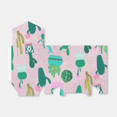 ピンク素朴南西部サボテン植物 フェイバーボックス (折り畳みなし)