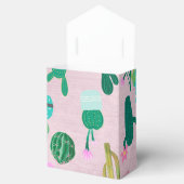 ピンク素朴南西部サボテン植物 フェイバーボックス (オープン)