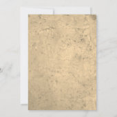 ピンク素朴女性のカーボーイバチェロレッテ日程 招待状 (裏面)