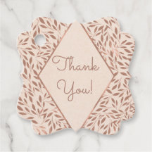 ピンク素朴葉ボタニカルグラムブライダルシャワー