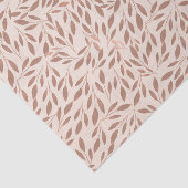 ピンク素朴葉ボタニカルグラムブライダルシャワー 薄葉紙 (詳細)