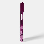 ピンク紫のネコ、フクロウ、ミュージカル楽器 Case-Mate iPhoneケース (裏面 / 右)