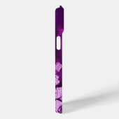 ピンク紫の玉にフクロウを入れたミュージカル猫 Case-Mate iPhoneケース (裏面 / 右)