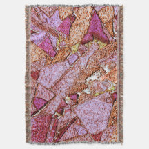 ピンク紫の絵を描火山石のスケッチ