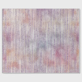ピンク紫オレンジ色のキラキラ ラッピングペーパー (フラット)