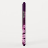 ピンク紫玉モノグラムのフクロウを有するミュージカル猫 Case-Mate iPhoneケース (裏面/右)