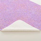 ピンク紫色のパン粉。テクスチャ： シェルパブランケット (3/4)