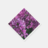 ピンク紫色のライラック |ロマンチックなピンクのフローラ写真 スタンダードカクテルナプキン (角)