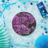 ピンク紫色のライラック |ロマンチックなピンクのフローラ写真 ペーパープレート (パーティー)