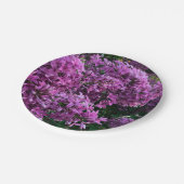 ピンク紫色のライラック |ロマンチックなピンクのフローラ写真 ペーパープレート (アングル)