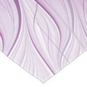 ピンク紫色の花の情熱抽象芸術フラクタルアート ショートテーブルランナー (コーナー)