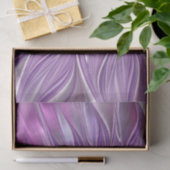 ピンク紫色の花の情熱抽象芸術フラクタルアート 薄葉紙 (ギフト)