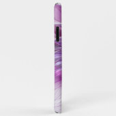 ピンク紫色の花の情熱抽象芸術フラクタルアート Case-Mate iPhoneケース (裏面/右)