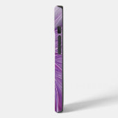 ピンク紫色の花の情熱抽象芸術フラクタルアート Case-Mate iPhoneケース (裏面 / 左)