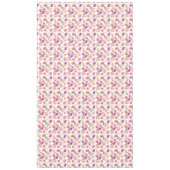 ピンク紫色の花 テーブルクロス (正面)