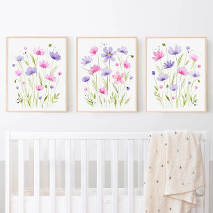 ピンク紫色の野草娘