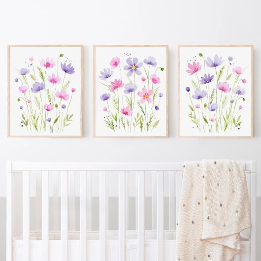 ピンク紫色の野草娘