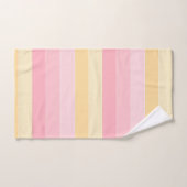 ピンク紫色の黄色の色のパタエレガントーンテンプレート ハンドタオル (ハンドタオル)