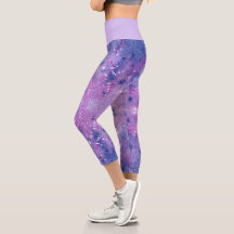 ピンク紫色ラベンダーの水色のパ絵を描ター