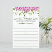 ピンク紫陽花カップル名シャワーゲーム (スタンド正面)