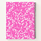 ピンク組成スパイラルノート ノートブック (裏面)