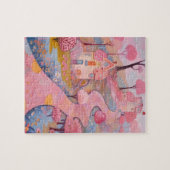 ピンク経路 ジグソーパズル (横)