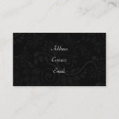 ピンク結婚のケーキメーカーの名刺 名刺 (裏面)