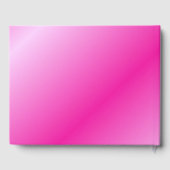 ピンク結婚のゲストブック，フェスティバルの装飾，美しい ゲストブック (裏面)