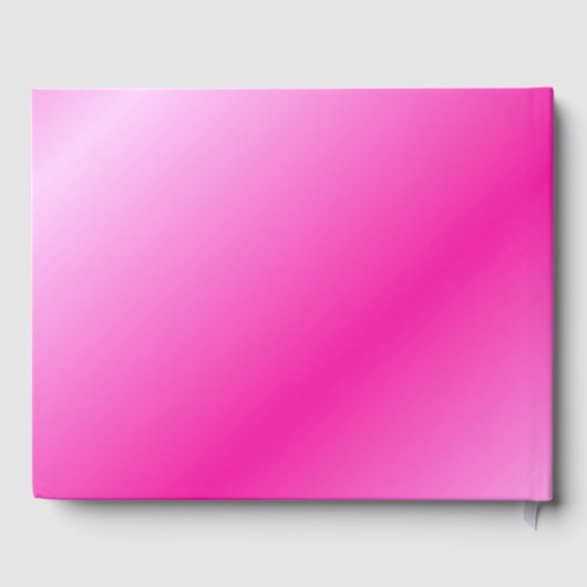 ピンク結婚のゲストブック，フェスティバルの装飾，美しい ゲストブック (裏面)