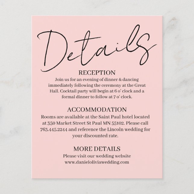 ピンク結婚の正方形 (正面)