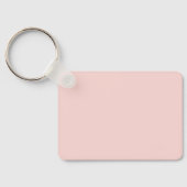 ピンク結婚の正方形 キーホルダー (裏面)